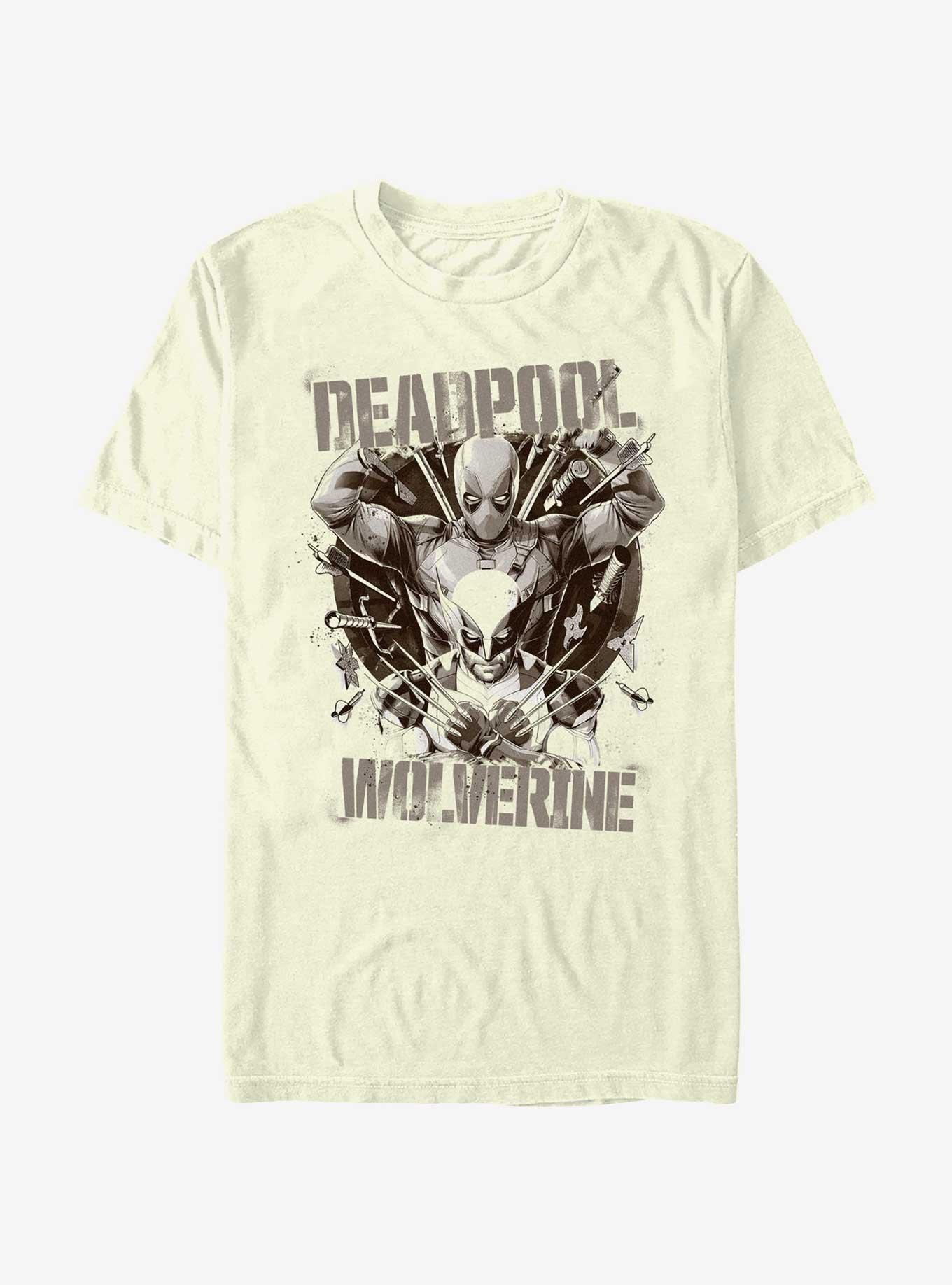 Marvel Deadpool & Wolverine Target Buddies T-Shirt, NATURAL, hi-res