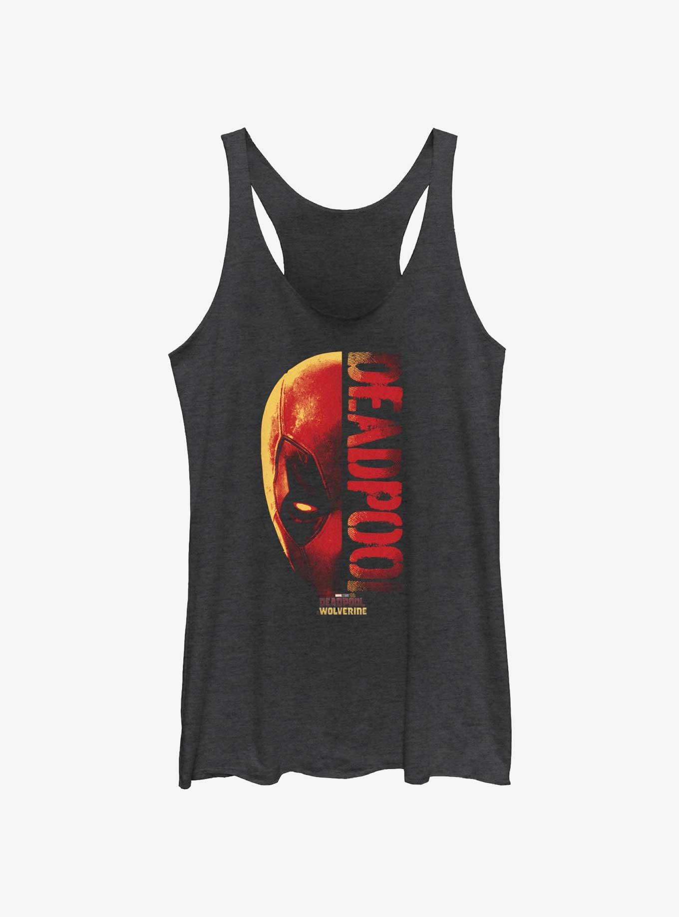 Marvel Deadpool & Wolverine Head Split Deadpool Girls Tank
