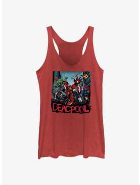 Marvel Deadpool & Wolverine Deadpool Avengers Girls Tank, , hi-res