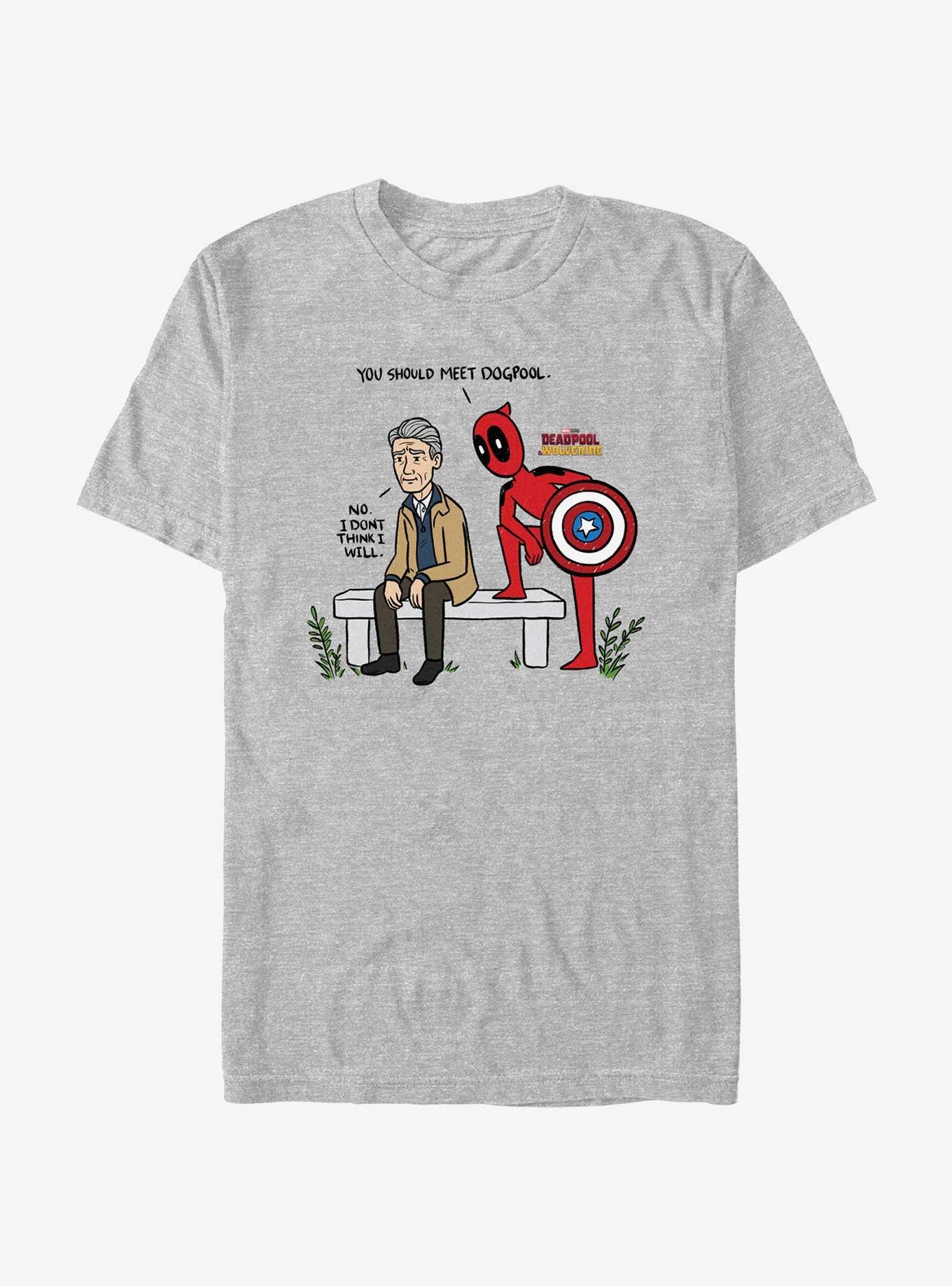 Marvel Deadpool & Wolverine You Should Meet Dogpool T-Shirt, ATH HTR, hi-res