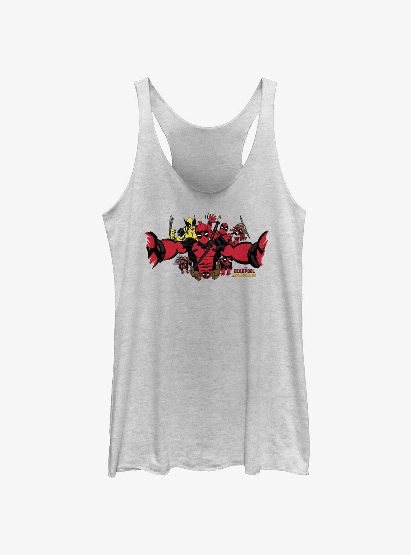 Marvel Deadpool & Wolverine Selfie Girls Tank