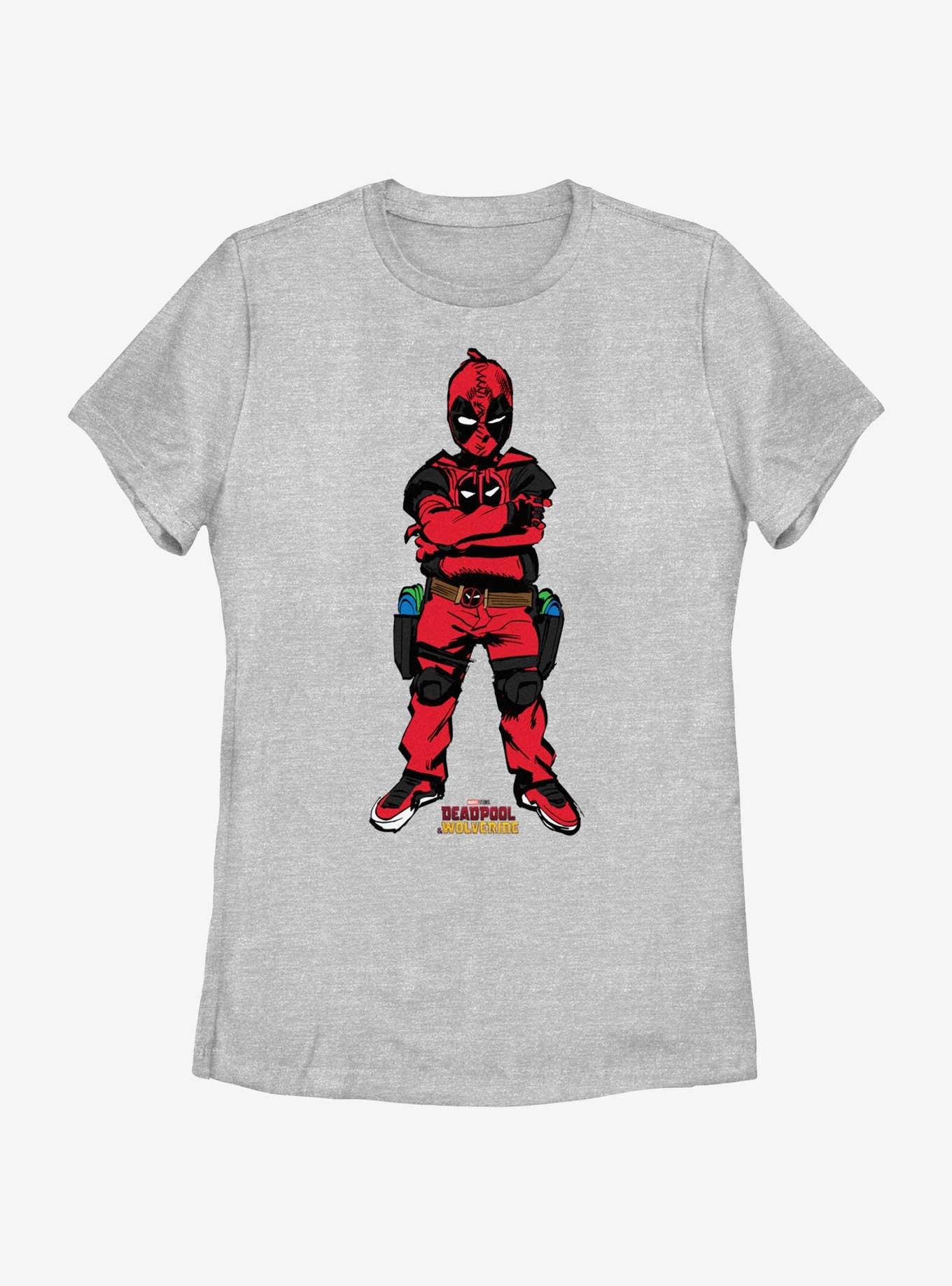 Marvel Deadpool & Wolverine I Am Kidpool Womens T-Shirt, ATH HTR, hi-res