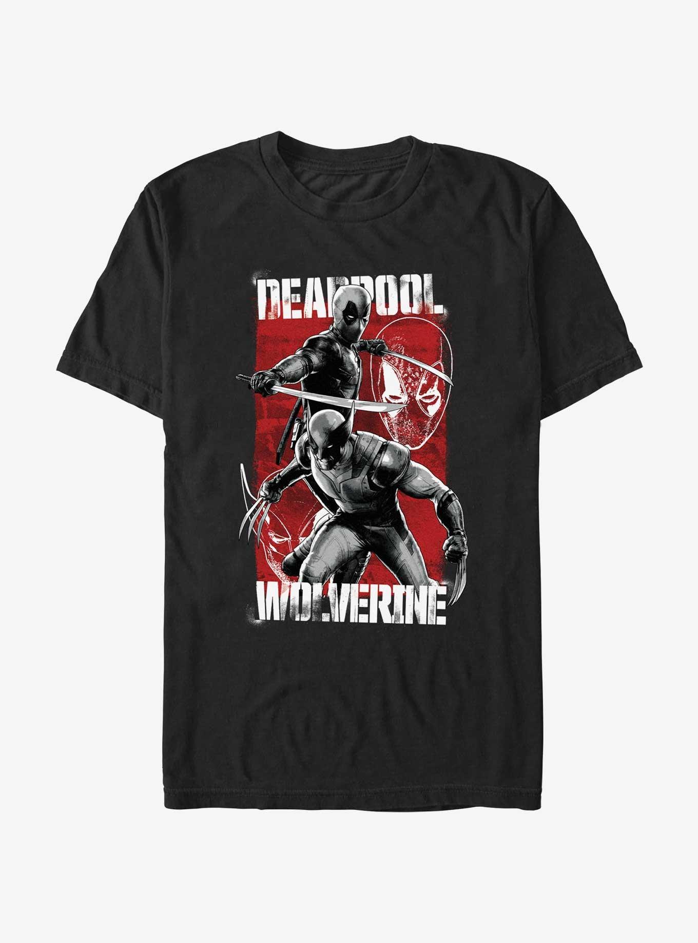 Marvel Deadpool & Wolverine Hero Portrait T-Shirt, , hi-res