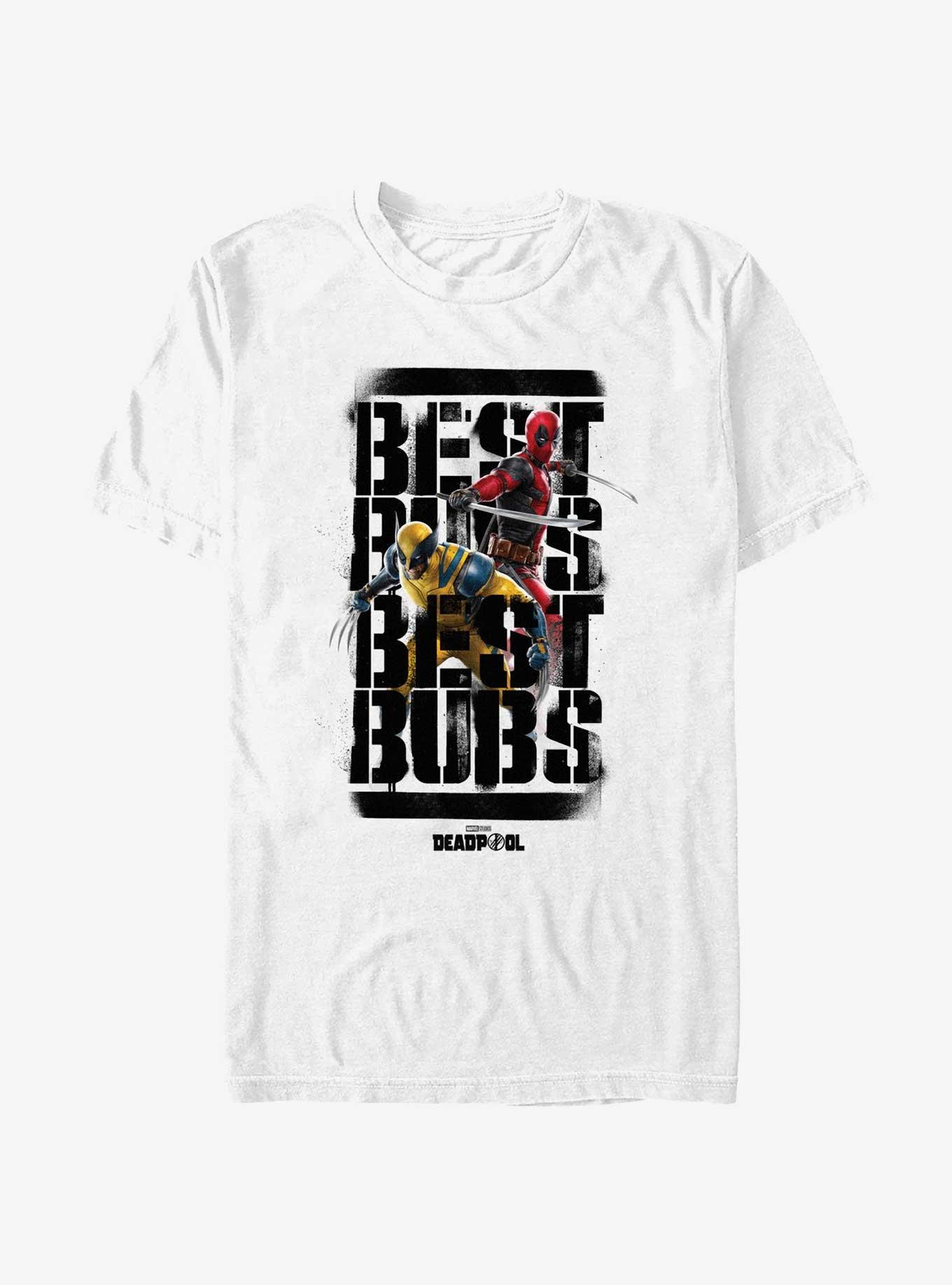 Marvel Deadpool & Wolverine Best Bubs Heroes T-Shirt, WHITE, hi-res