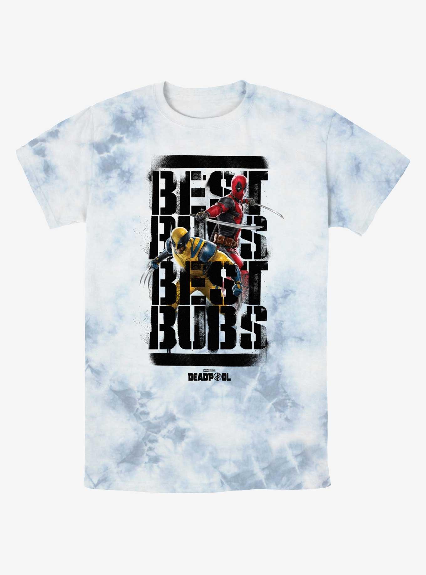 Marvel Deadpool & Wolverine Best Bubs Heroes Tie-Dye T-Shirt, , hi-res