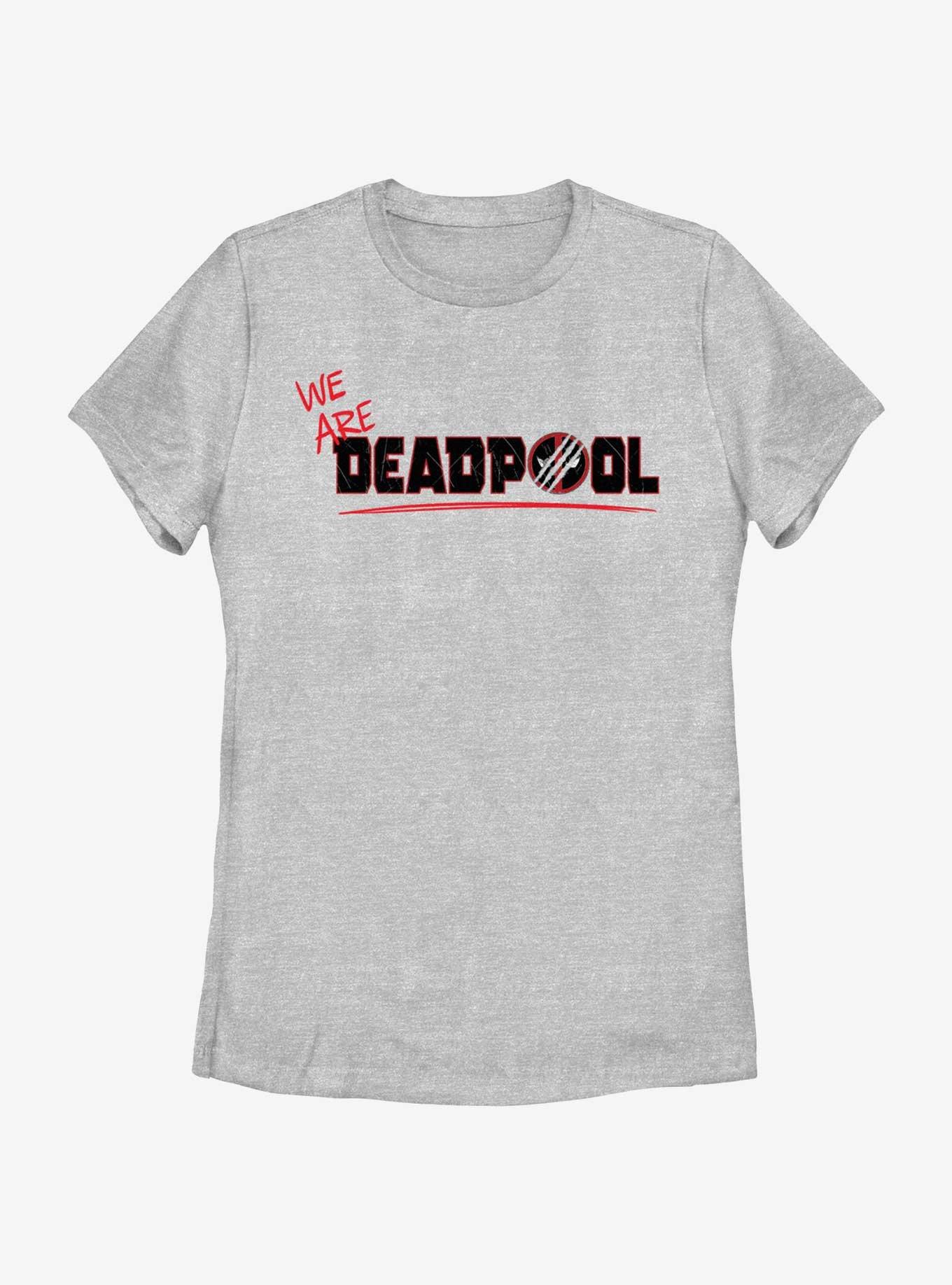 Marvel Deadpool & Wolverine We Are Deadpool Logo Womens T-Shirt, ATH HTR, hi-res