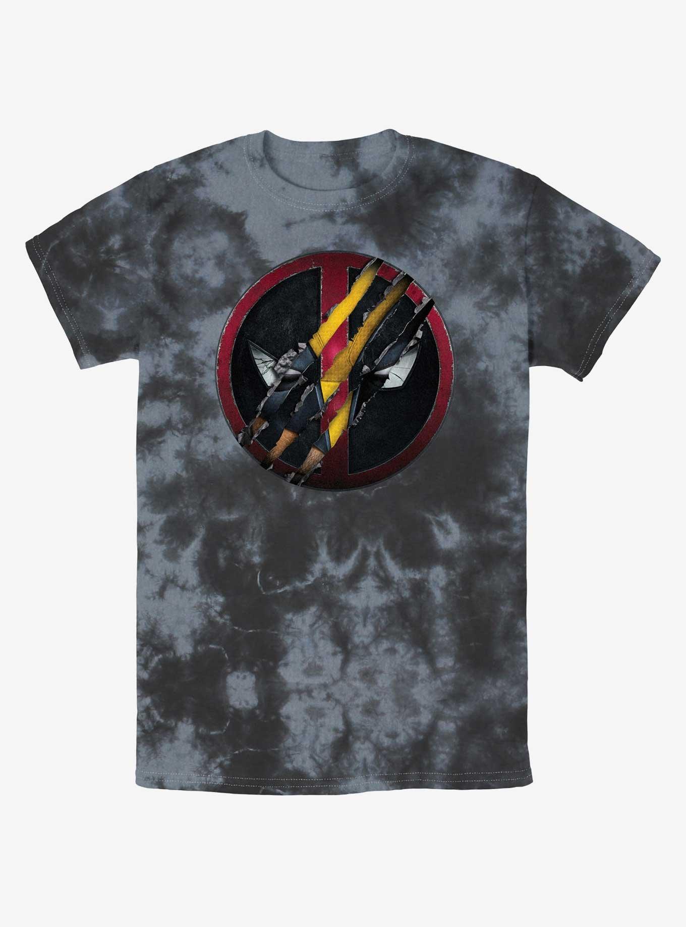 Marvel Deadpool & Wolverine Wolverine Clawing Through Tie-Dye T-Shirt, , hi-res