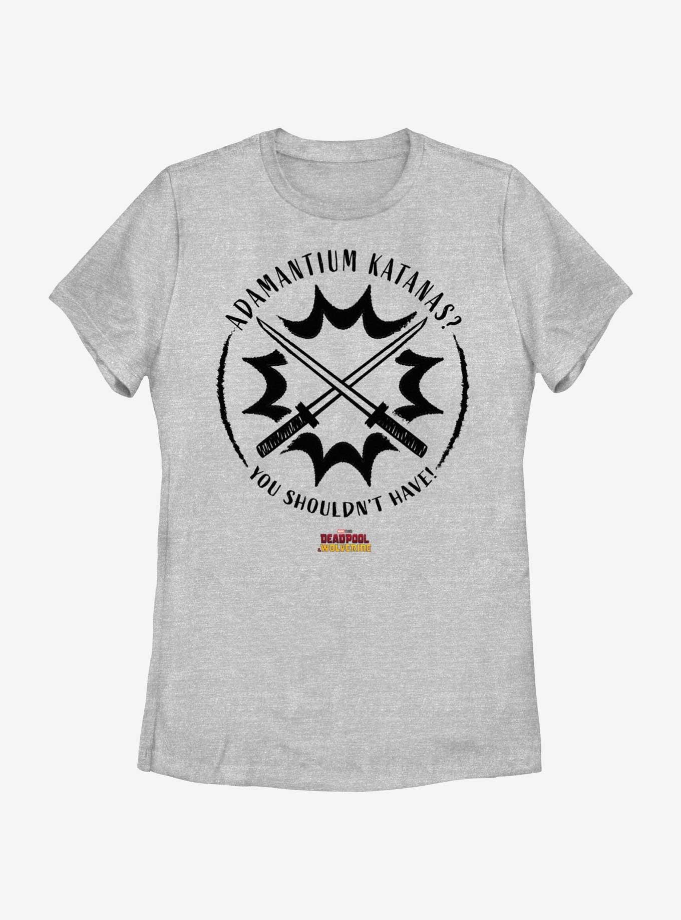 Marvel Deadpool & Wolverine Adamantium Katanas Womens T-Shirt, , hi-res