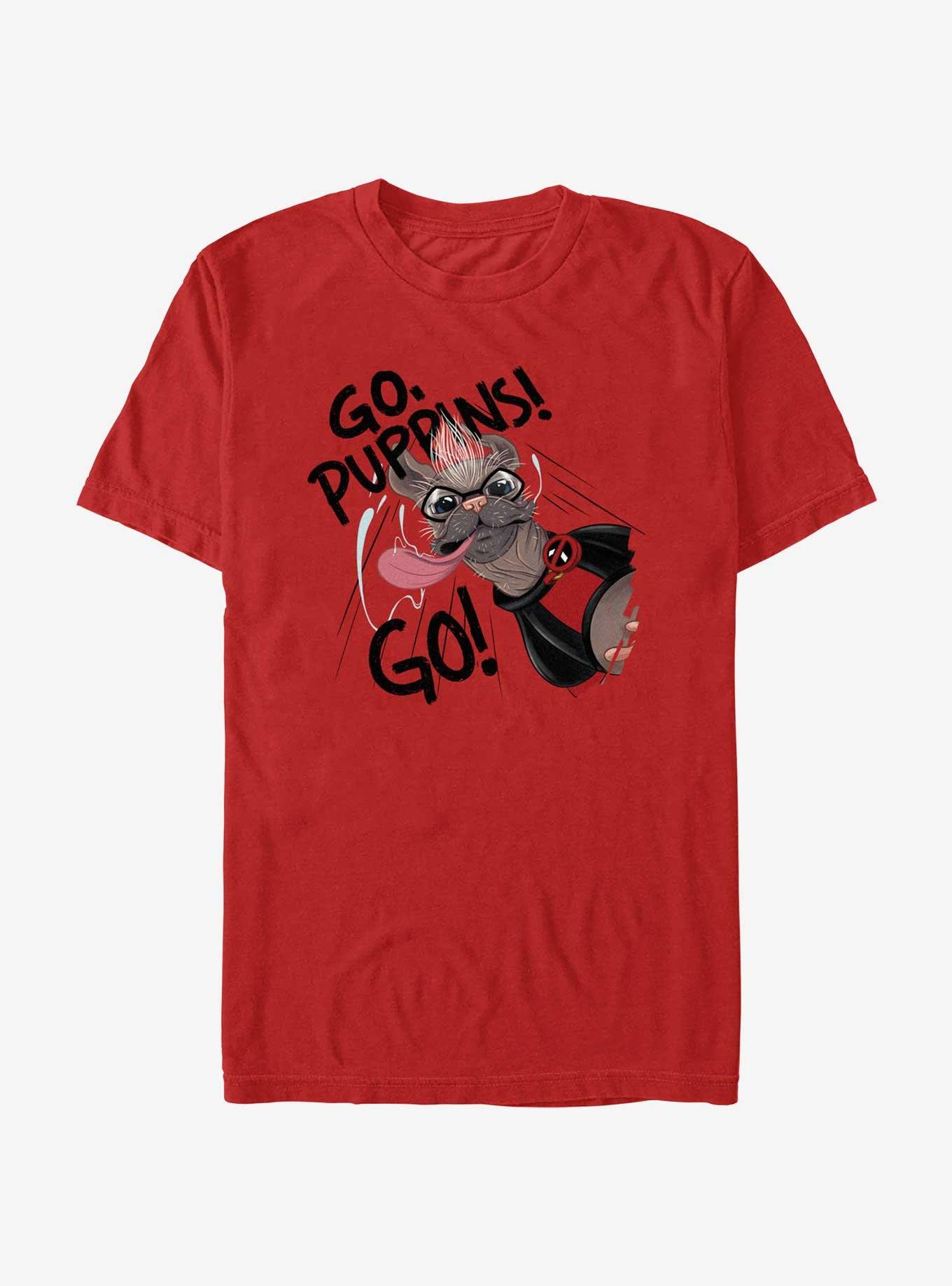 Marvel Deadpool & Wolverine Go Puppins Go T-Shirt, RED, hi-res