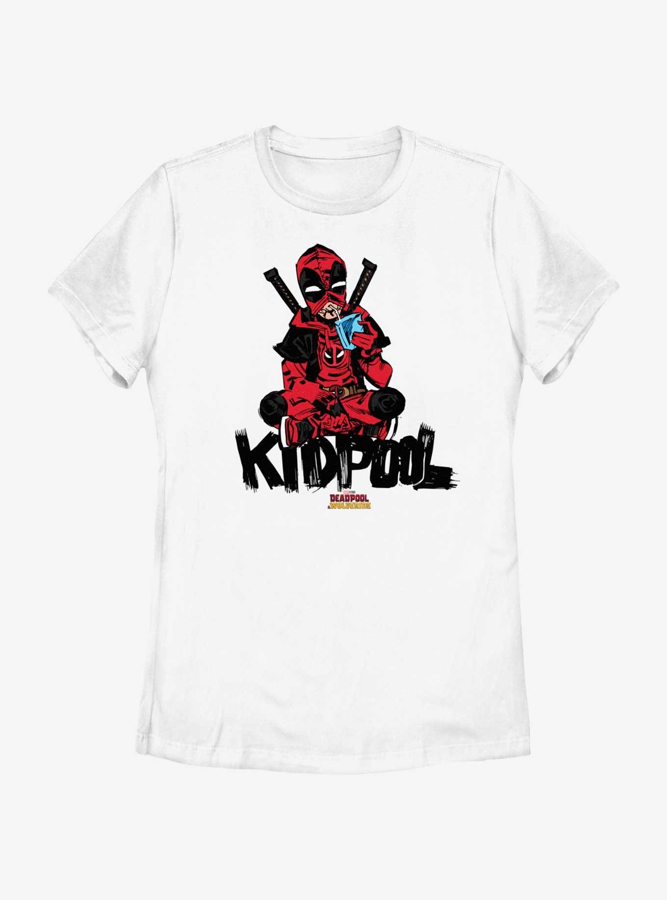 Marvel Deadpool & Wolverine Kidpool Sitting Womens T-Shirt, , hi-res