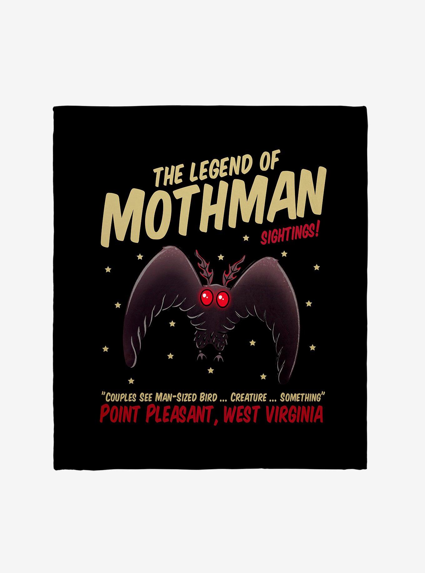 The Legend Of Mothman Throw Blanket, , hi-res