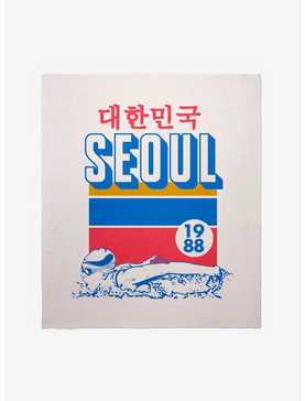 1988 Seoul Swim Throw Blanket, , hi-res