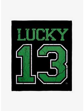 St. Patrick's Day Lucky 13 Throw Blanket, , hi-res