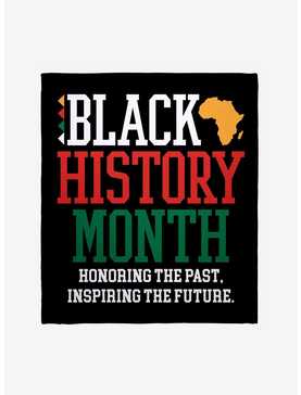 Black History Month Honor The Past Throw Blanket, , hi-res