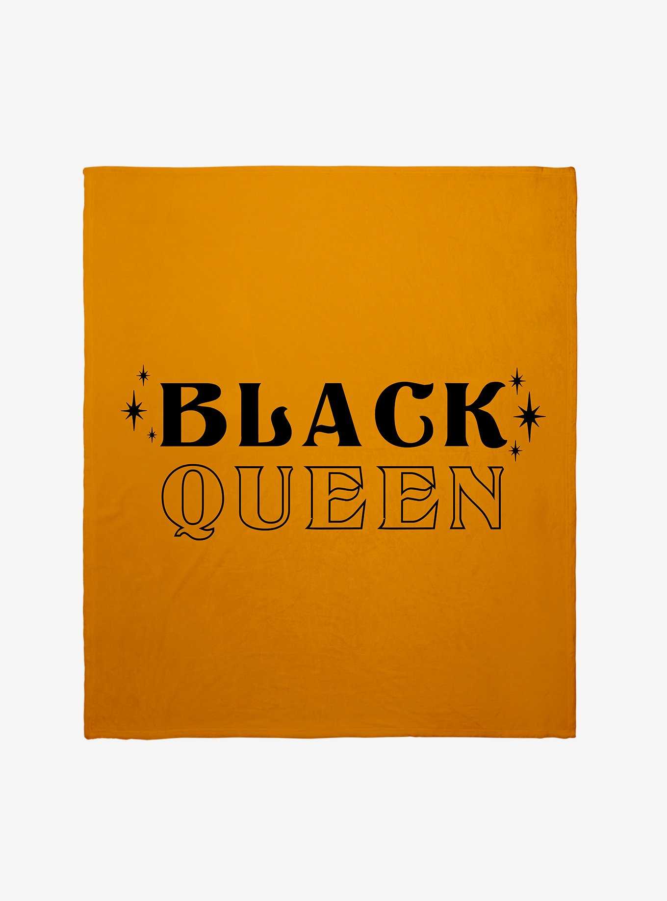 Black History Month Black Queen Throw Blanket, , hi-res