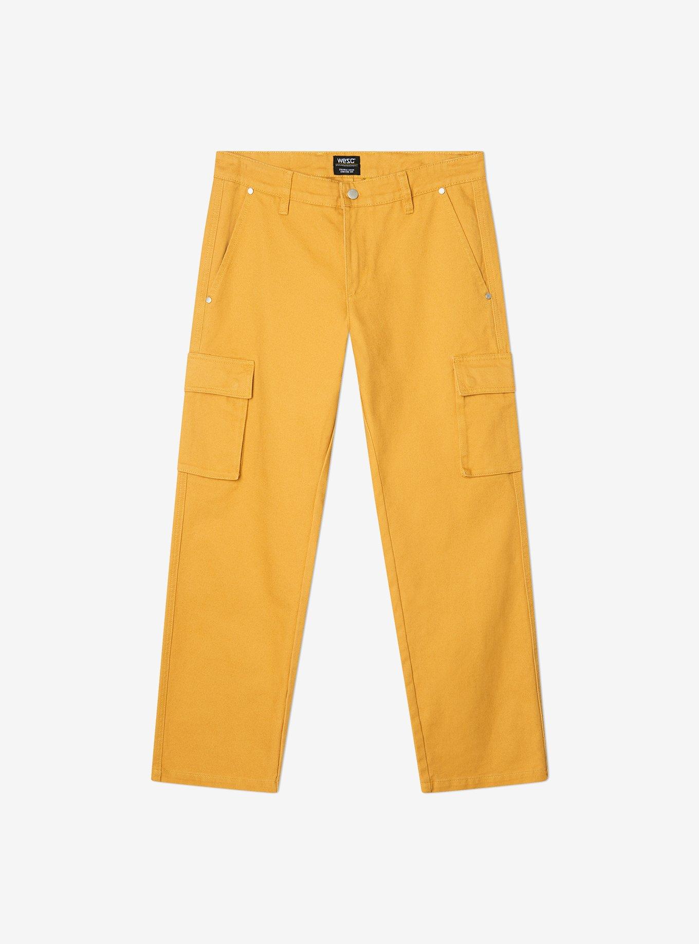 WeSC Relax Fit Cargo Pants Gold, , hi-res