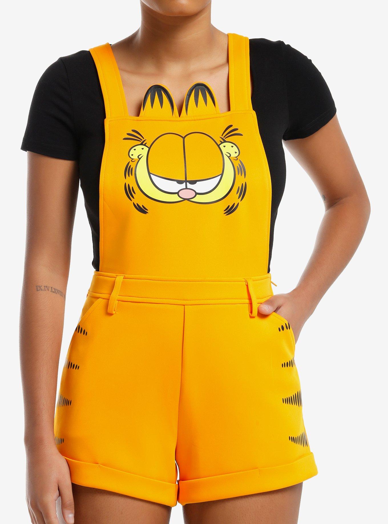 Garfield Face Shortalls, ORANGE, hi-res