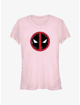 Marvel Deadpool & Wolverine Evil Eye Sketch Logo Girls T-Shirt, , hi-res