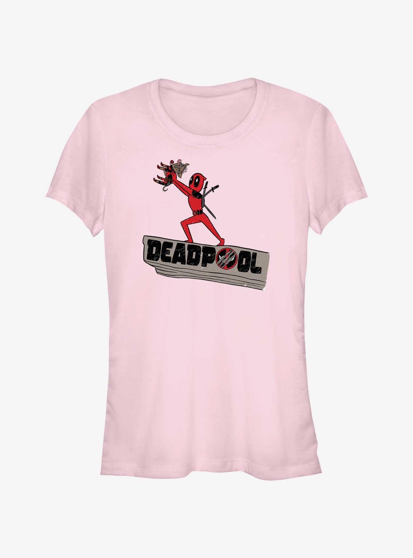 Marvel Deadpool & Wolverine Hail Dead Dog Girls T-Shirt, LIGHT PINK, hi-res