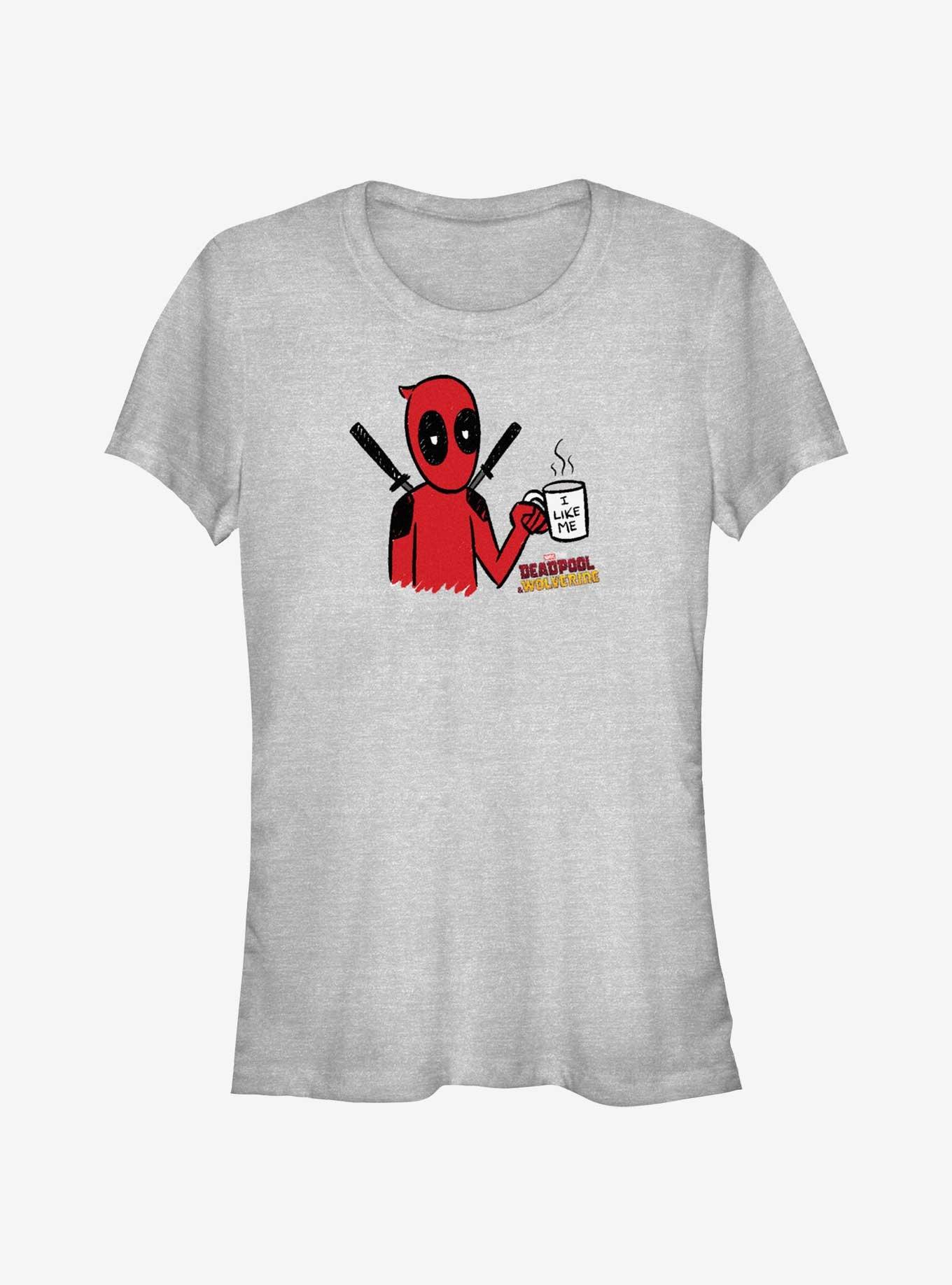Marvel Deadpool & Wolverine I Like Me Girls T-Shirt, ATH HTR, hi-res