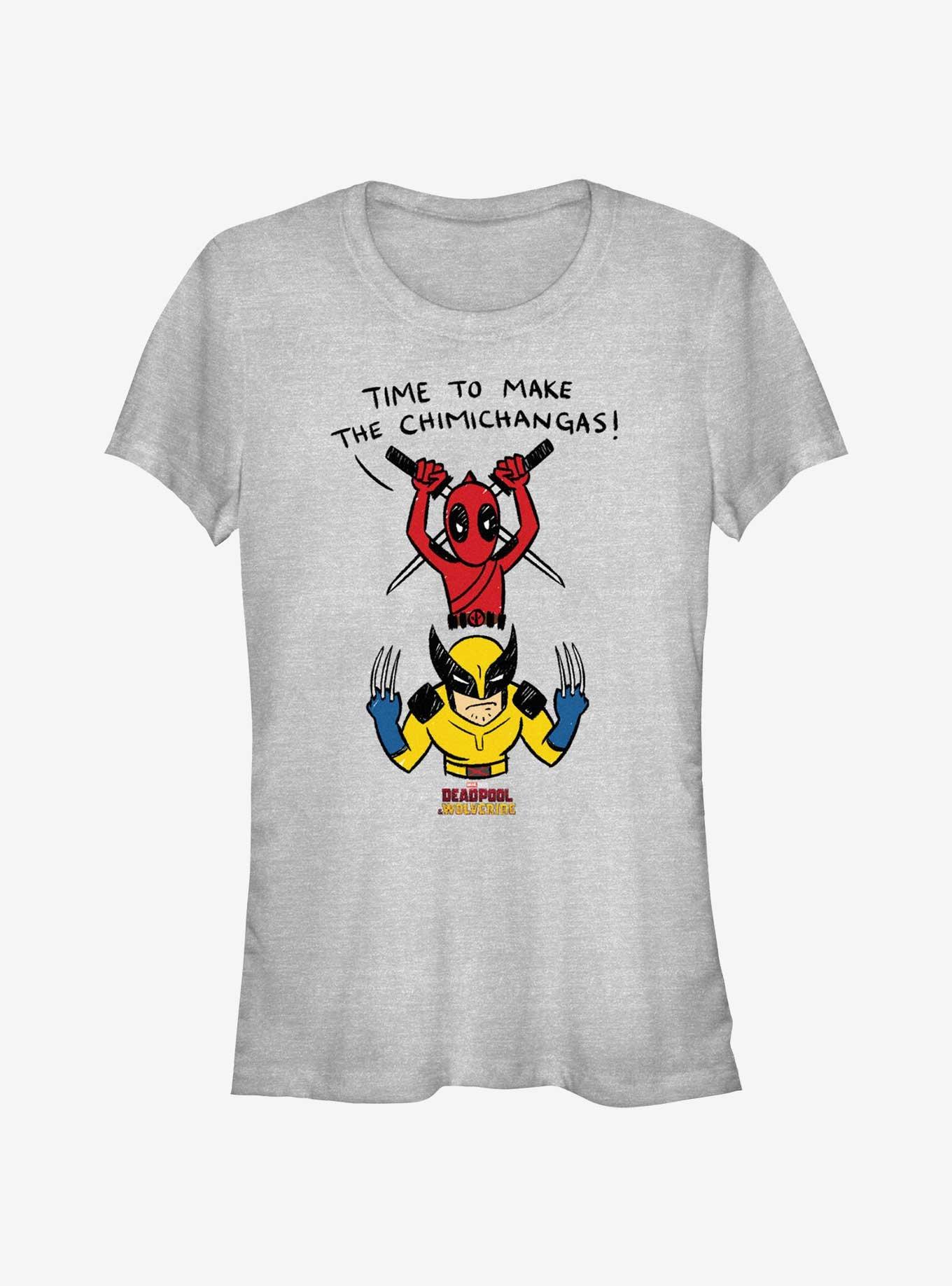 Marvel Deadpool & Wolverine Round House Cooks Girls T-Shirt