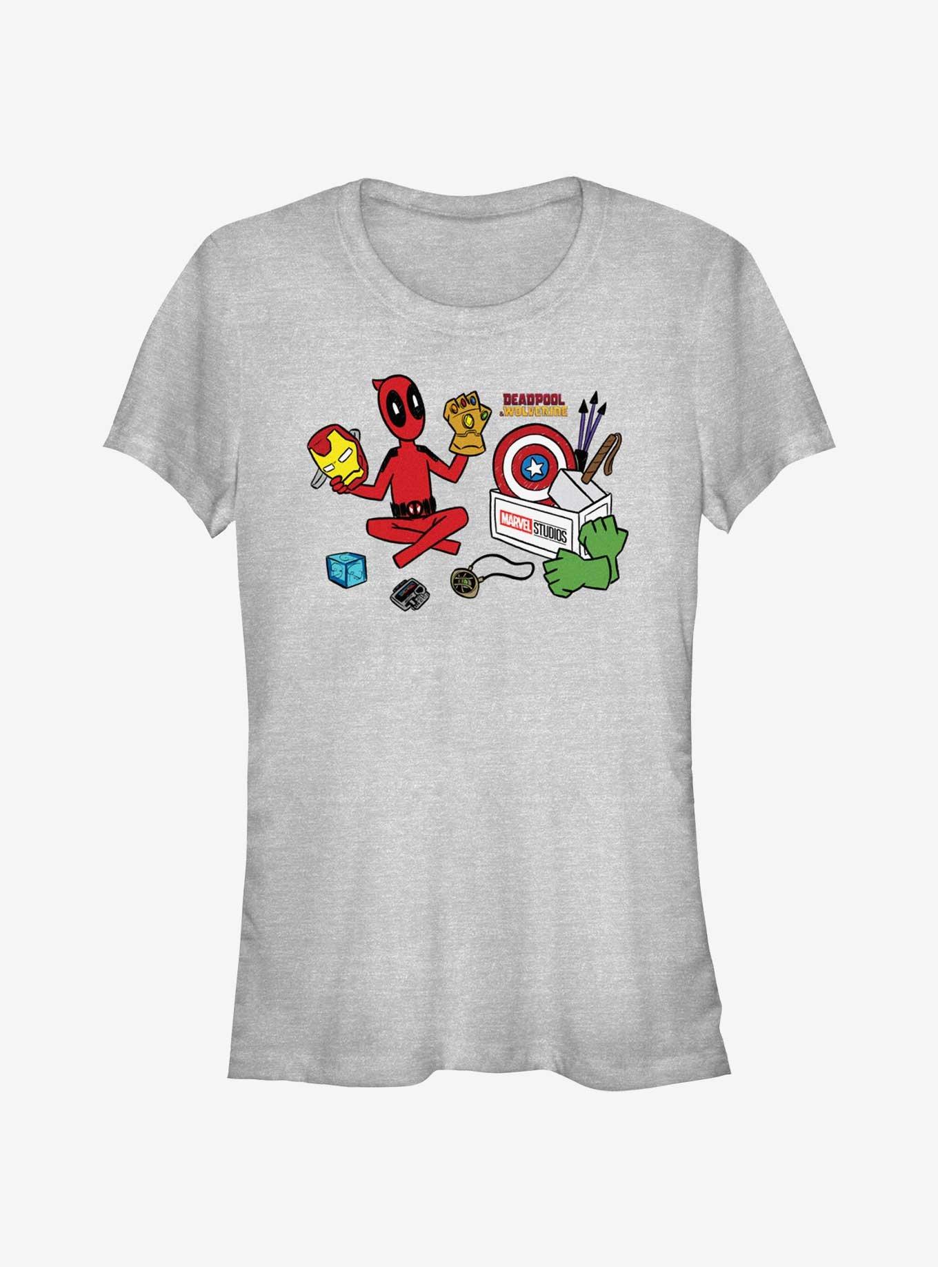 Marvel Deadpool & Wolverine Avengers Things Girls T-Shirt, , hi-res