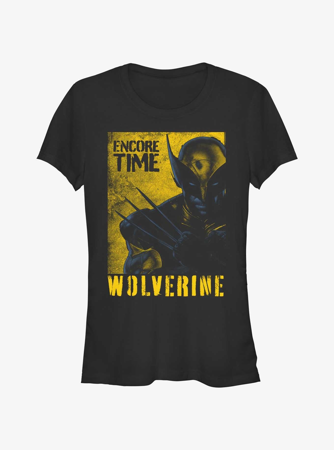Marvel Deadpool & Wolverine Encore Time Wolverine Poster Girls T-Shirt