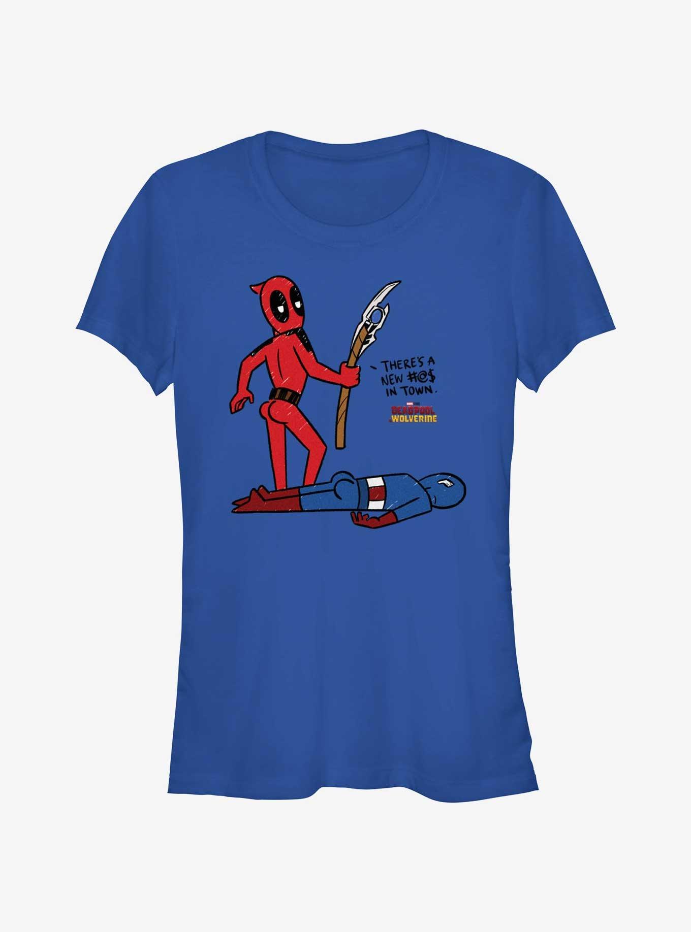 Marvel Deadpool & Wolverine New In Town Girls T-Shirt, , hi-res
