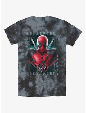Marvel Deadpool & Wolverine Pool Port Tie-Dye T-Shirt Hot Topic Web Exclusive, , hi-res