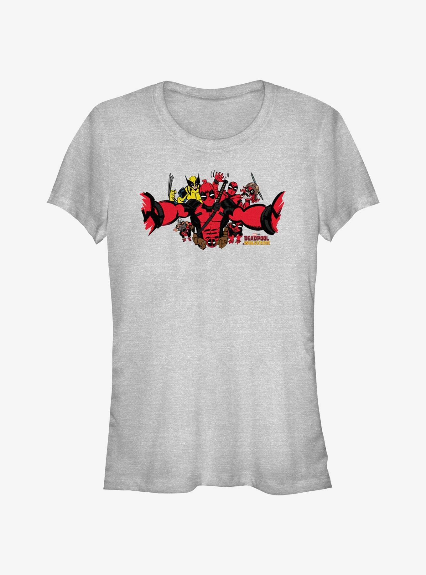Marvel Deadpool & Wolverine Deadpool Selfie Girls T-Shirt, , hi-res