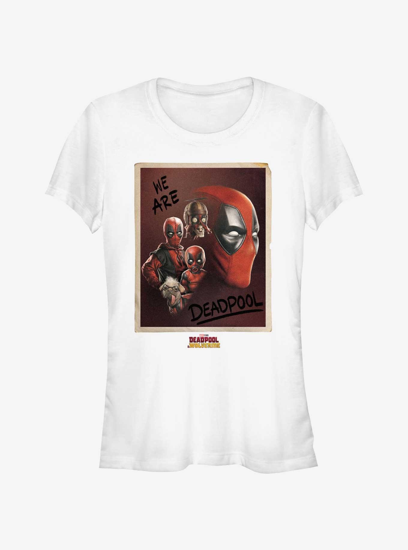 Marvel Deadpool & Wolverine We Are Deadpool Portrait Girls T-Shirt