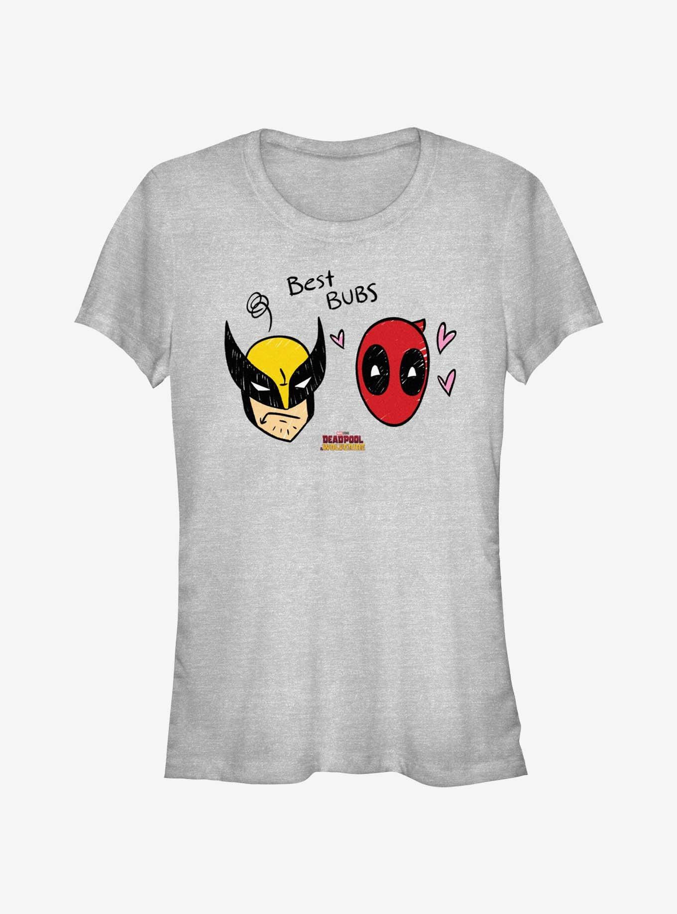 Marvel Deadpool & Wolverine Best Bubs Girls T-Shirt, ATH HTR, hi-res