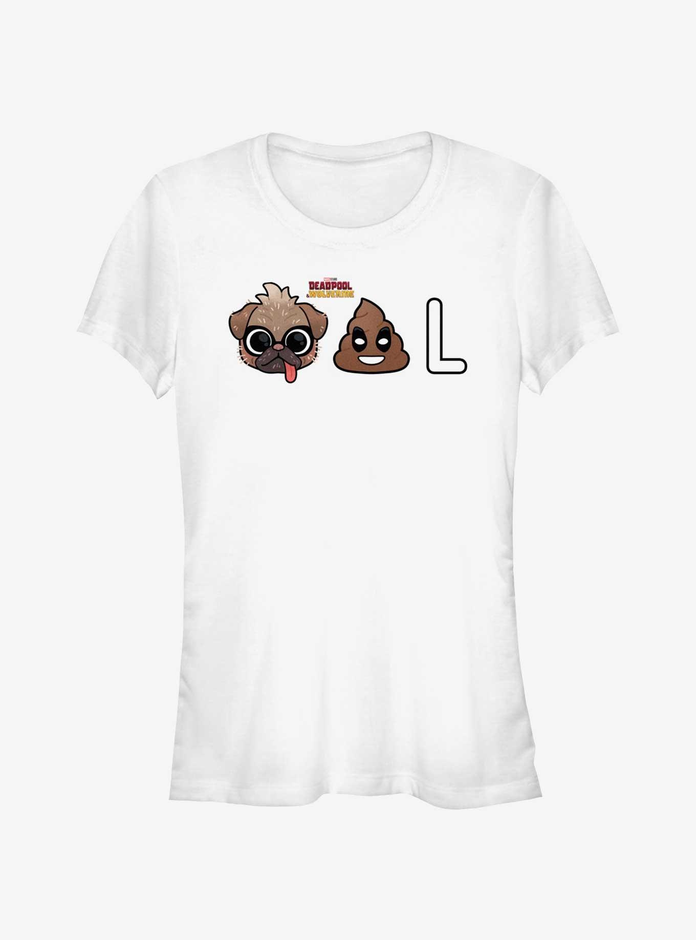 Marvel Deadpool & Wolverine Dogpool Emojis Girls T-Shirt, , hi-res