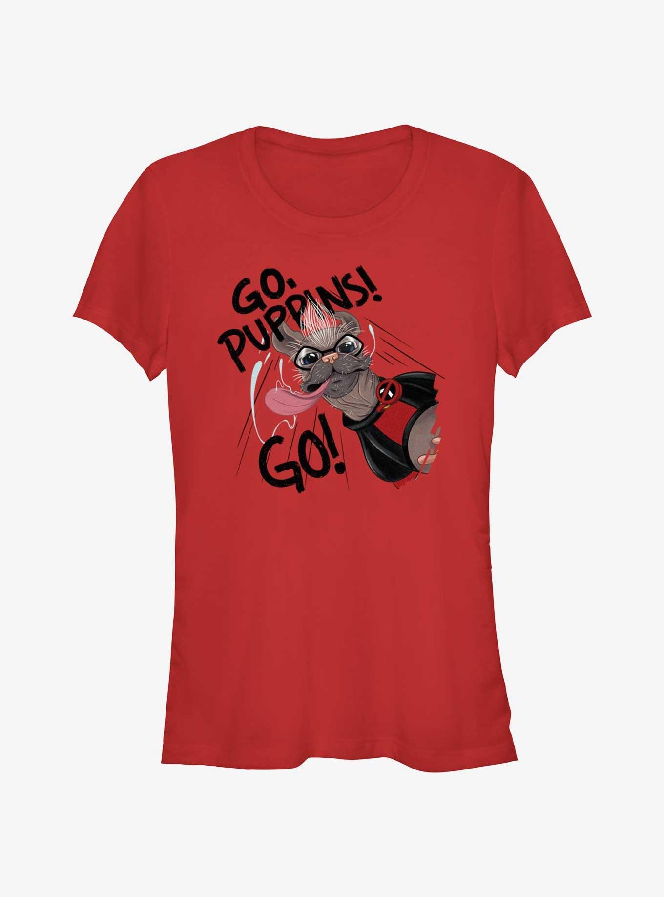 Marvel Deadpool & Wolverine Go Puppins Go Girls T-Shirt