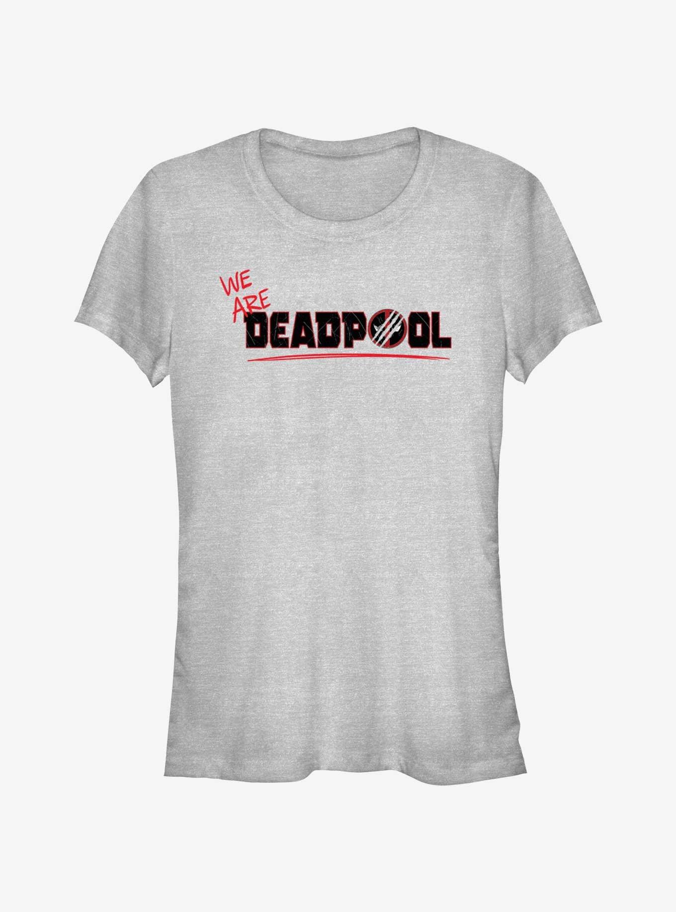 Marvel Deadpool & Wolverine We Are Deadpool Logo Girls T-Shirt, ATH HTR, hi-res