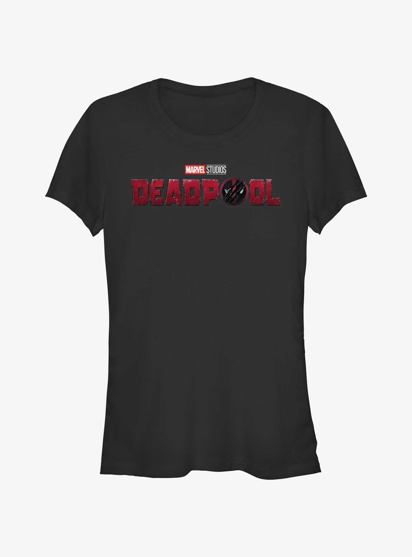 Marvel Deadpool & Wolverine Logo Girls T-Shirt, BLACK, hi-res