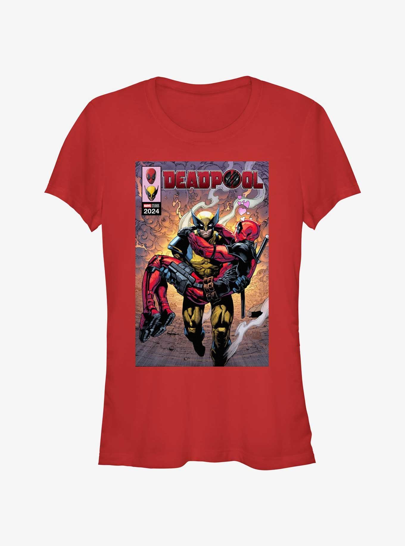 Marvel Deadpool & Wolverine Rescue Mission Poster Girls T-Shirt, , hi-res