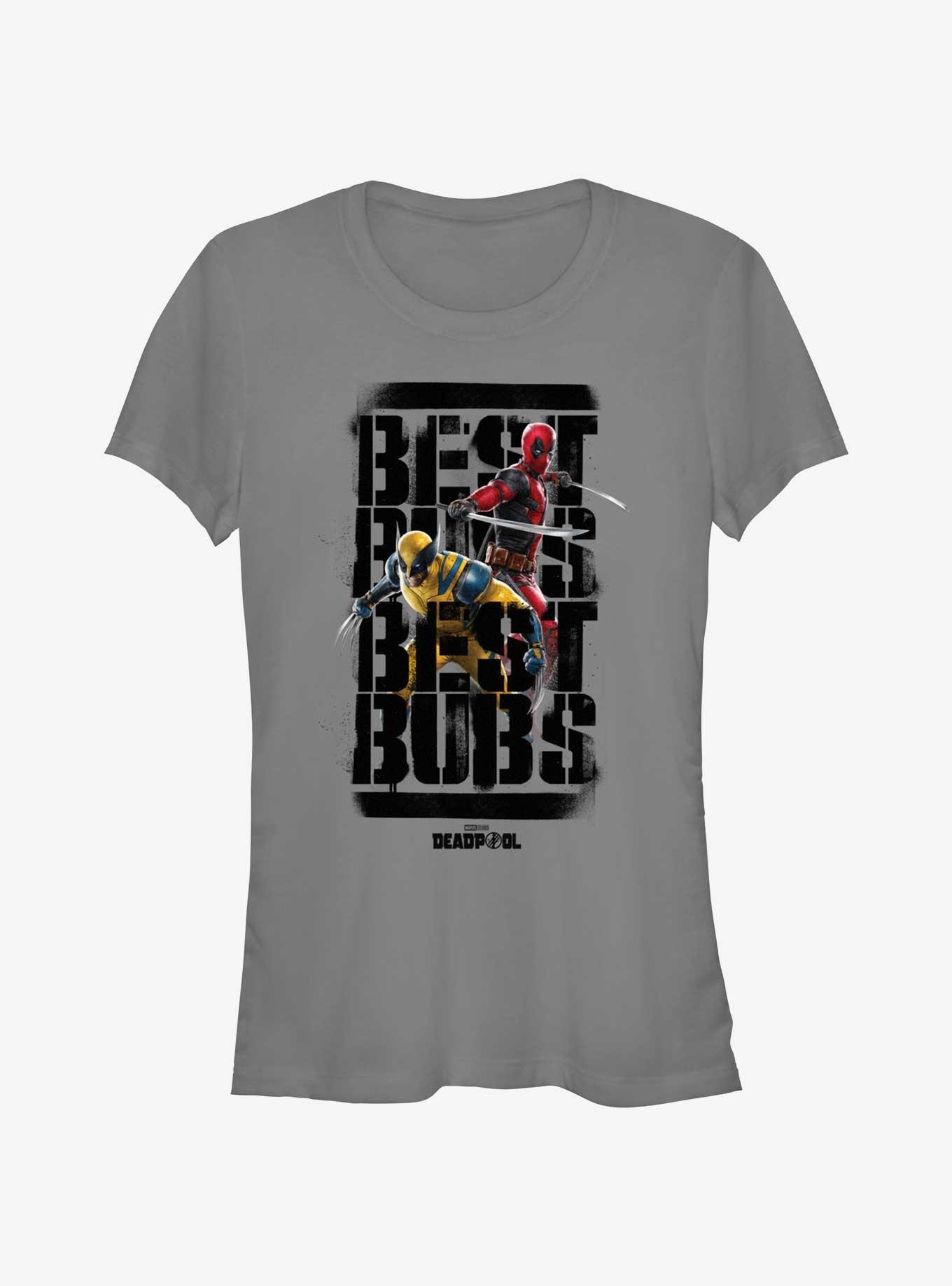 Marvel Deadpool & Wolverine Best Bubs Heroes Girls T-Shirt