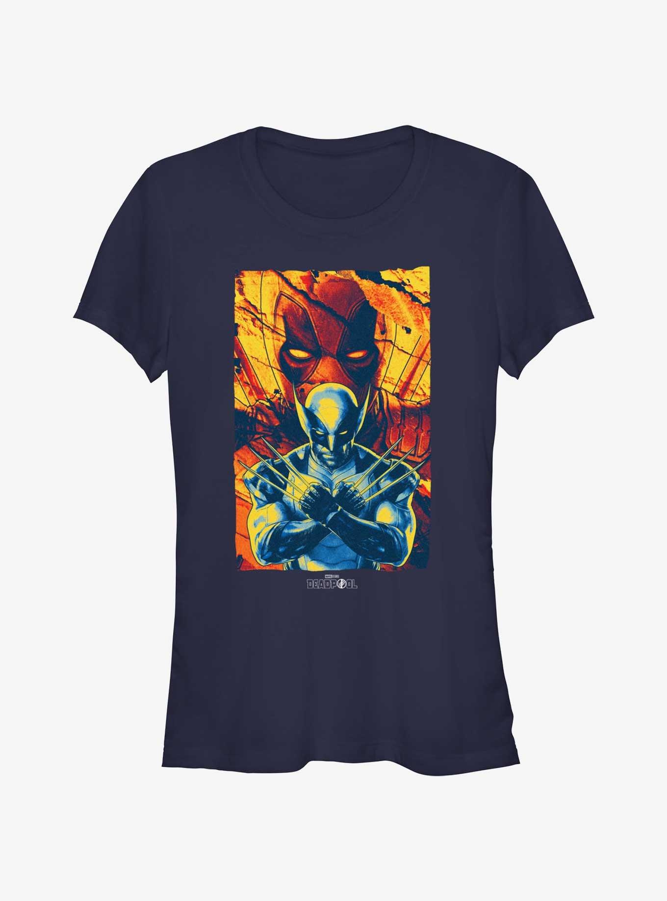 Marvel Deadpool & Wolverine Rising Girls T-Shirt