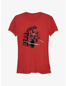 Marvel Deadpool & Wolverine Deadpool Action Poses Girls T-Shirt, , hi-res