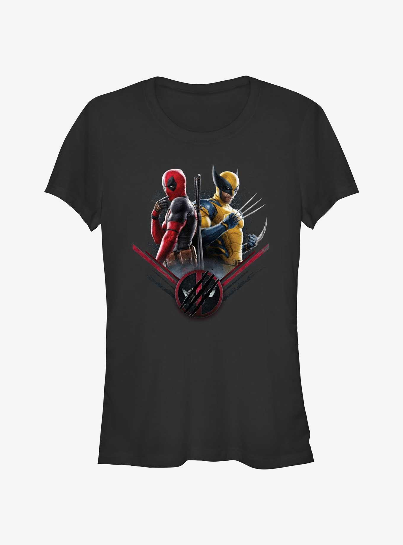 Marvel Deadpool & Wolverine X Force Pair Girls T-Shirt