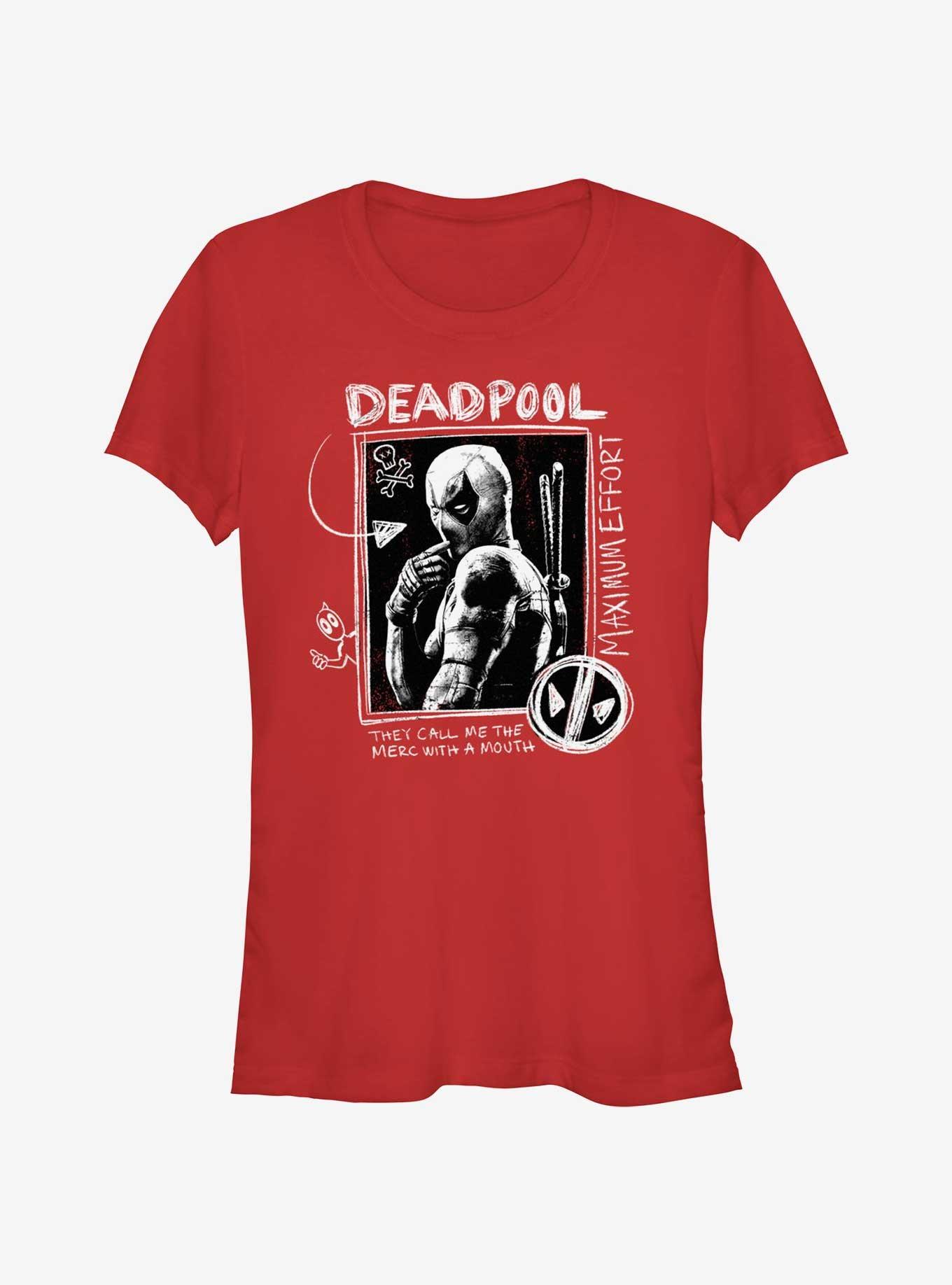 Marvel Deadpool & Wolverine Maximum Effort Girls T-Shirt