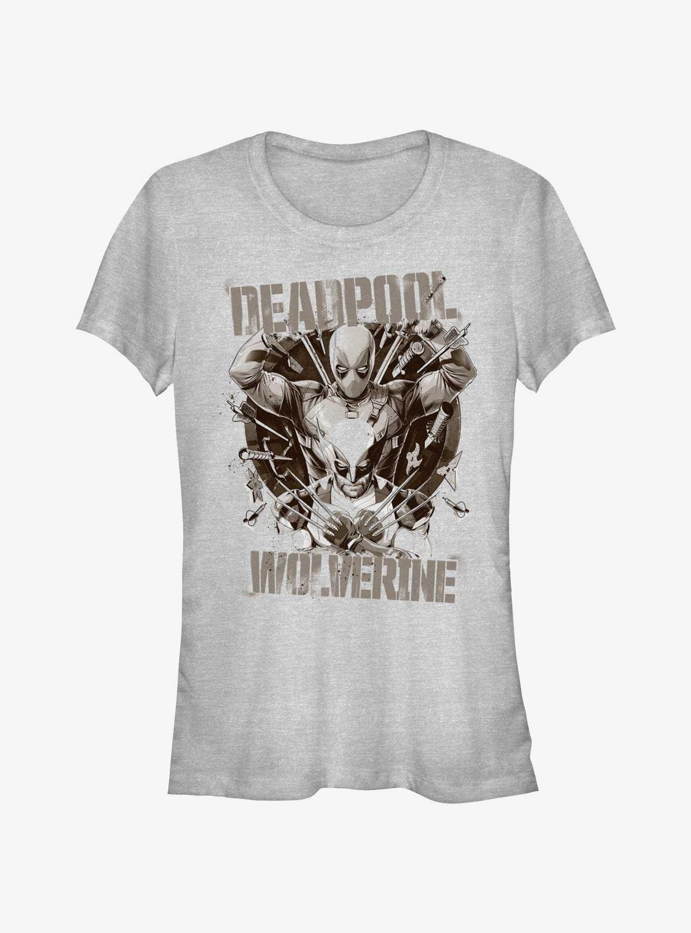 Marvel Deadpool & Wolverine Target Buddies Girls T-Shirt