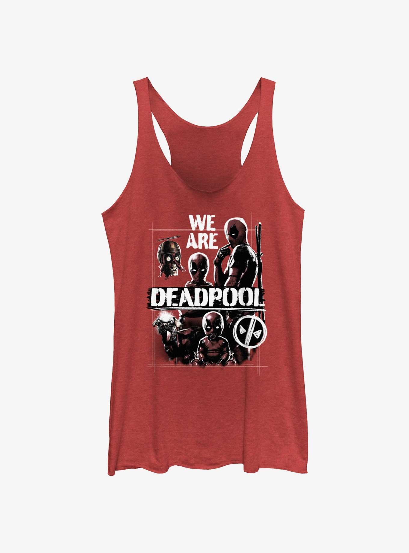 Marvel Deadpool & Wolverine We Are Deadpool Girls Tank, RED HTR, hi-res