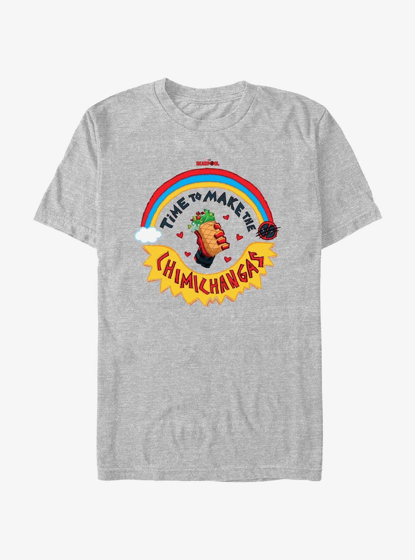 Marvel Deadpool & Wolverine Make The Chimichangas T-Shirt, ATH HTR, hi-res