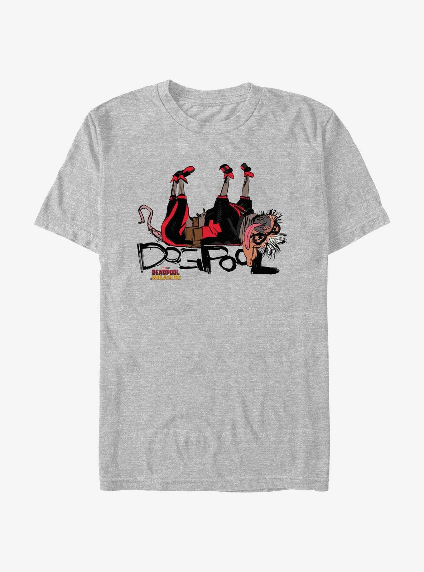 Marvel Deadpool & Wolverine Dogpool Play Dead T-Shirt