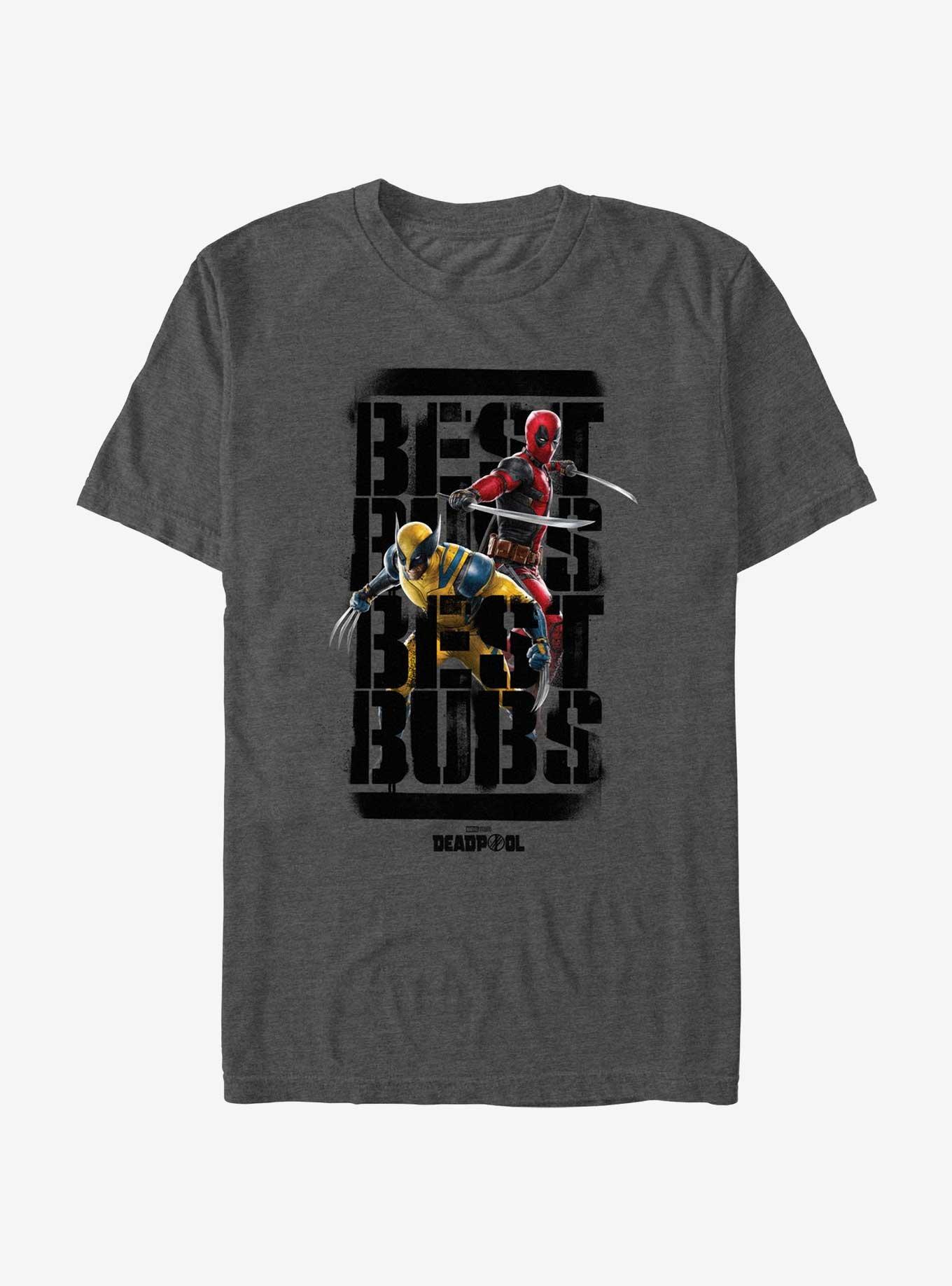 Marvel Deadpool & Wolverine Best Bubs Heroes T-Shirt