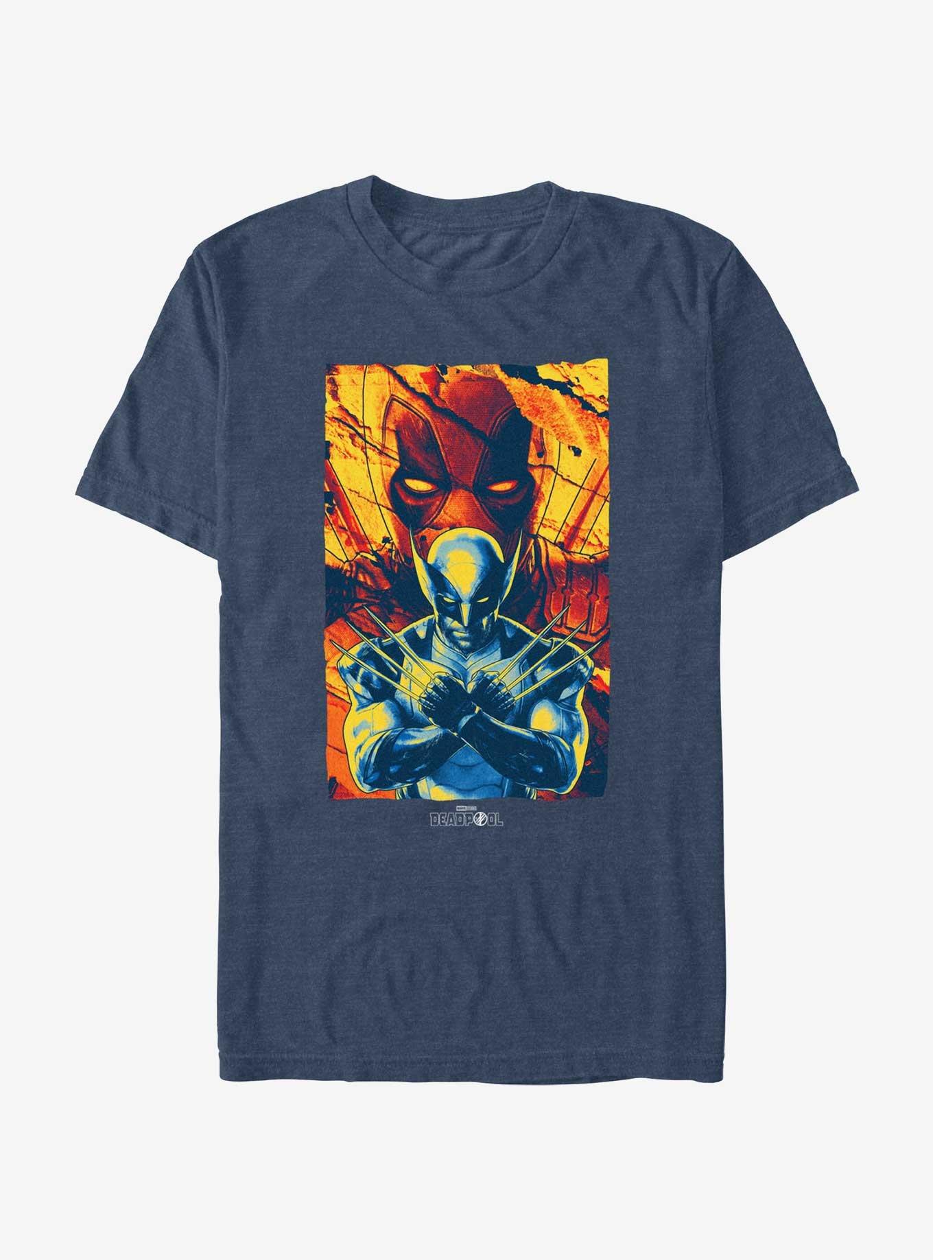 Marvel Deadpool & Wolverine Rising T-Shirt