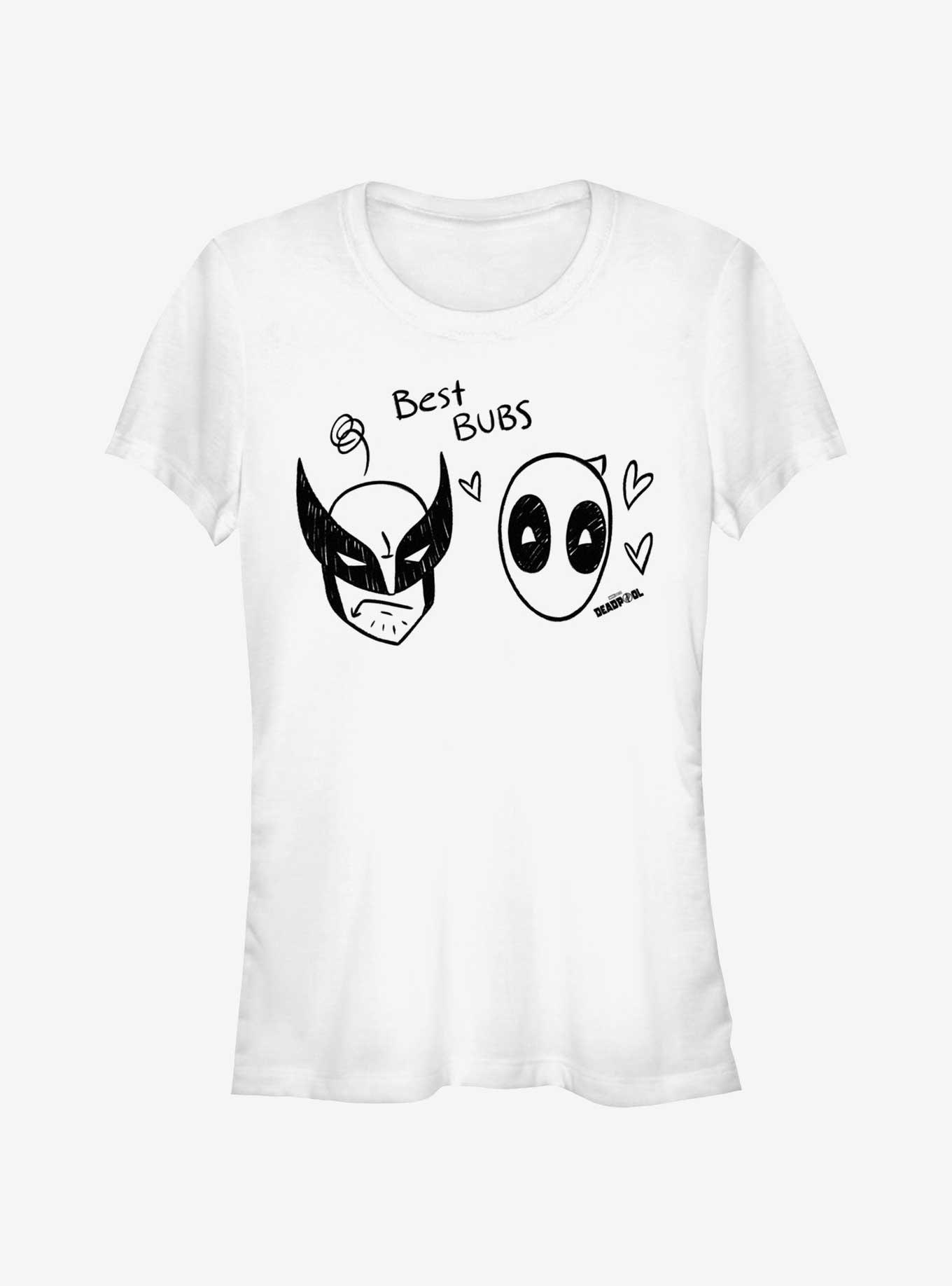 Marvel Deadpool & Wolverine Best Bubs Scribbles Girls T-Shirt, , hi-res