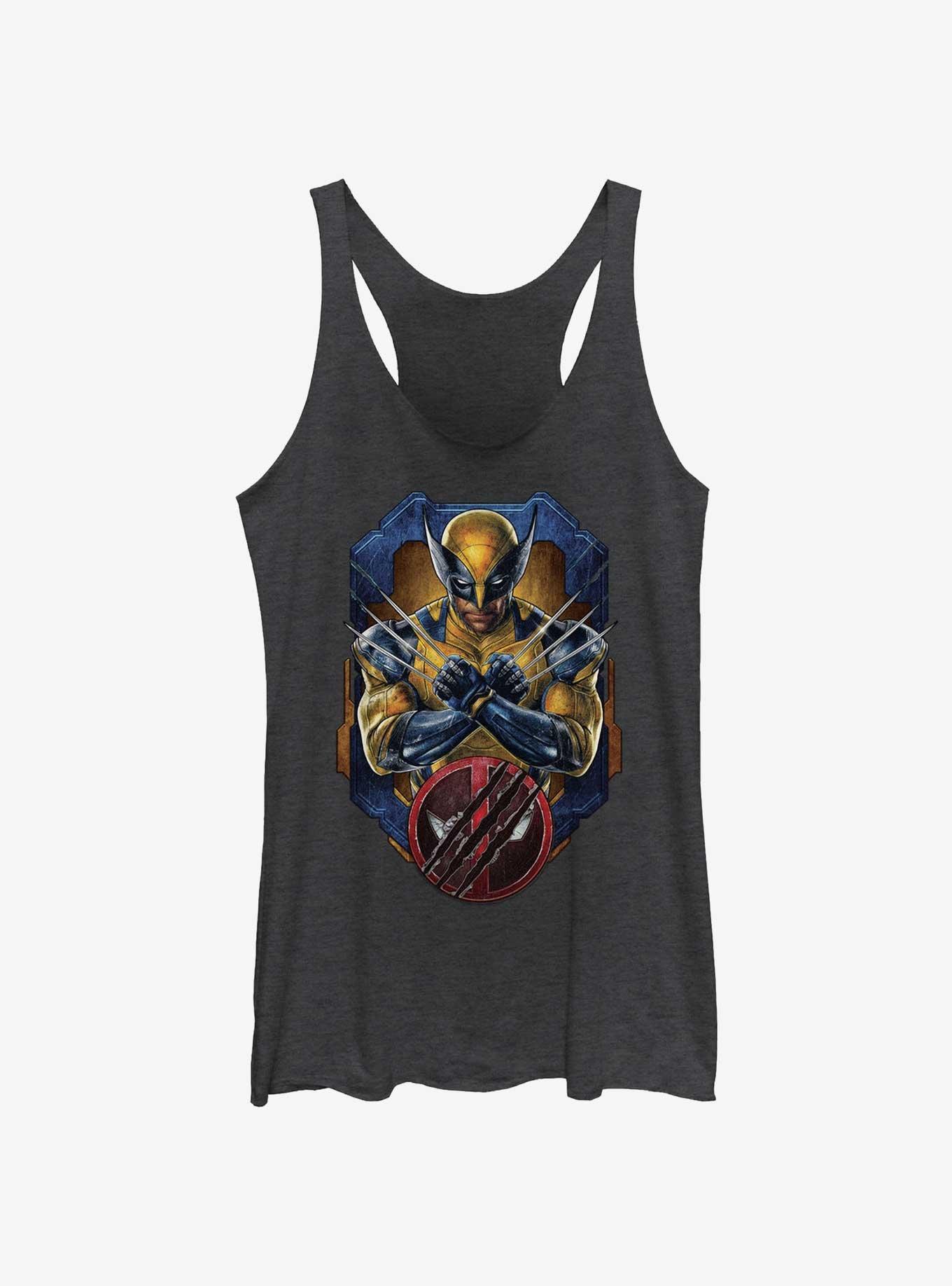Marvel Deadpool & Wolverine Wolverine Pose Badge Girls Tank